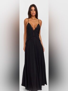 Sasha Therese POSEY MAXI DRESS BLACK M